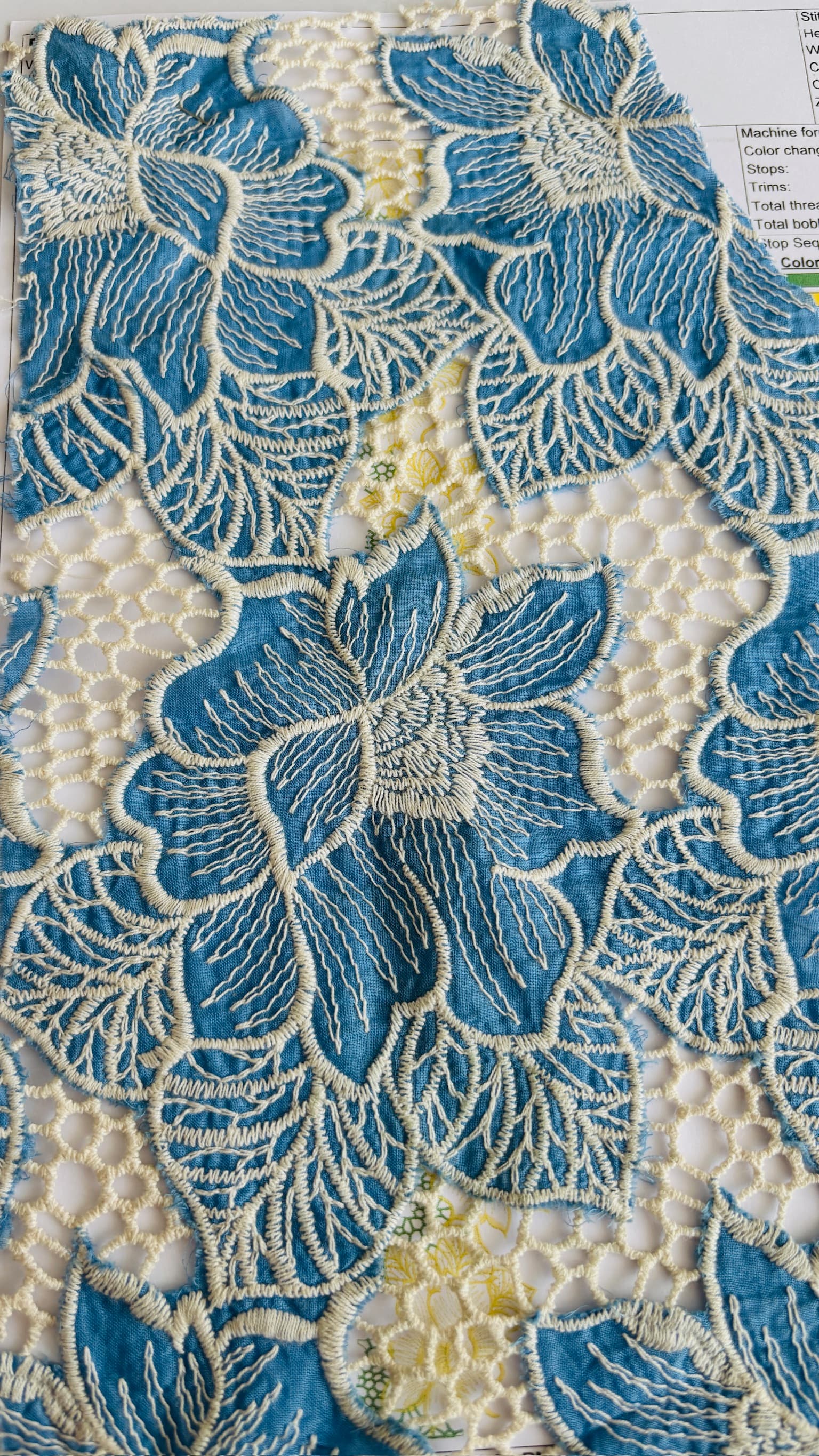 Applique embroidery — sample 4