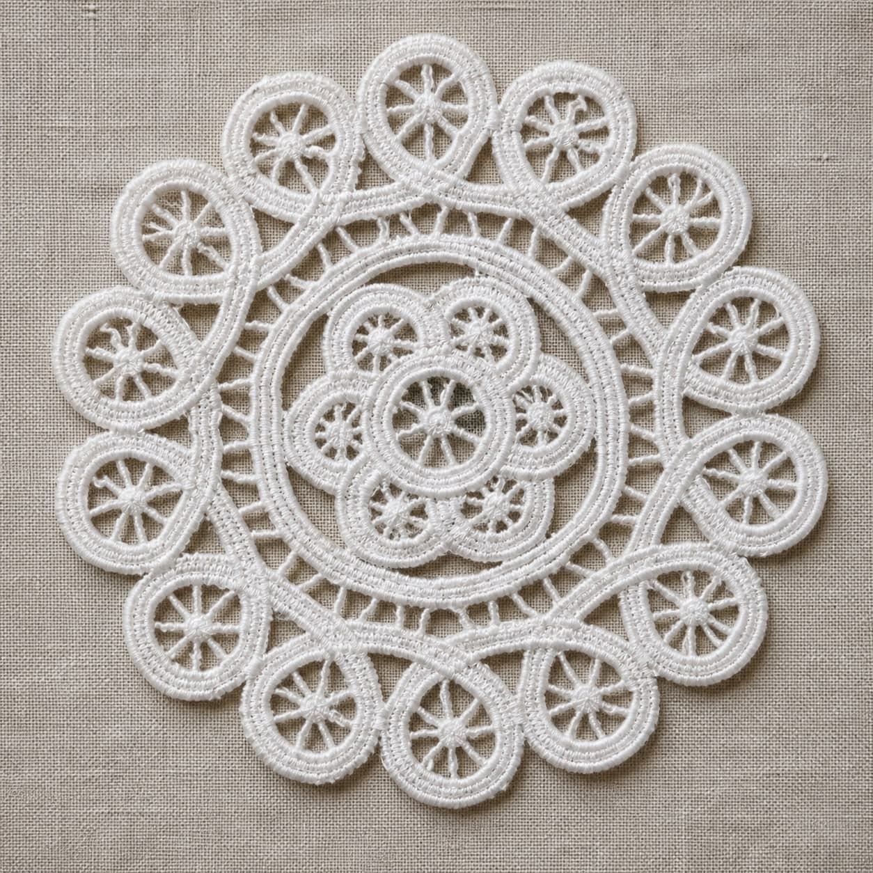 Logos and Patchwork embroidery — sample 1