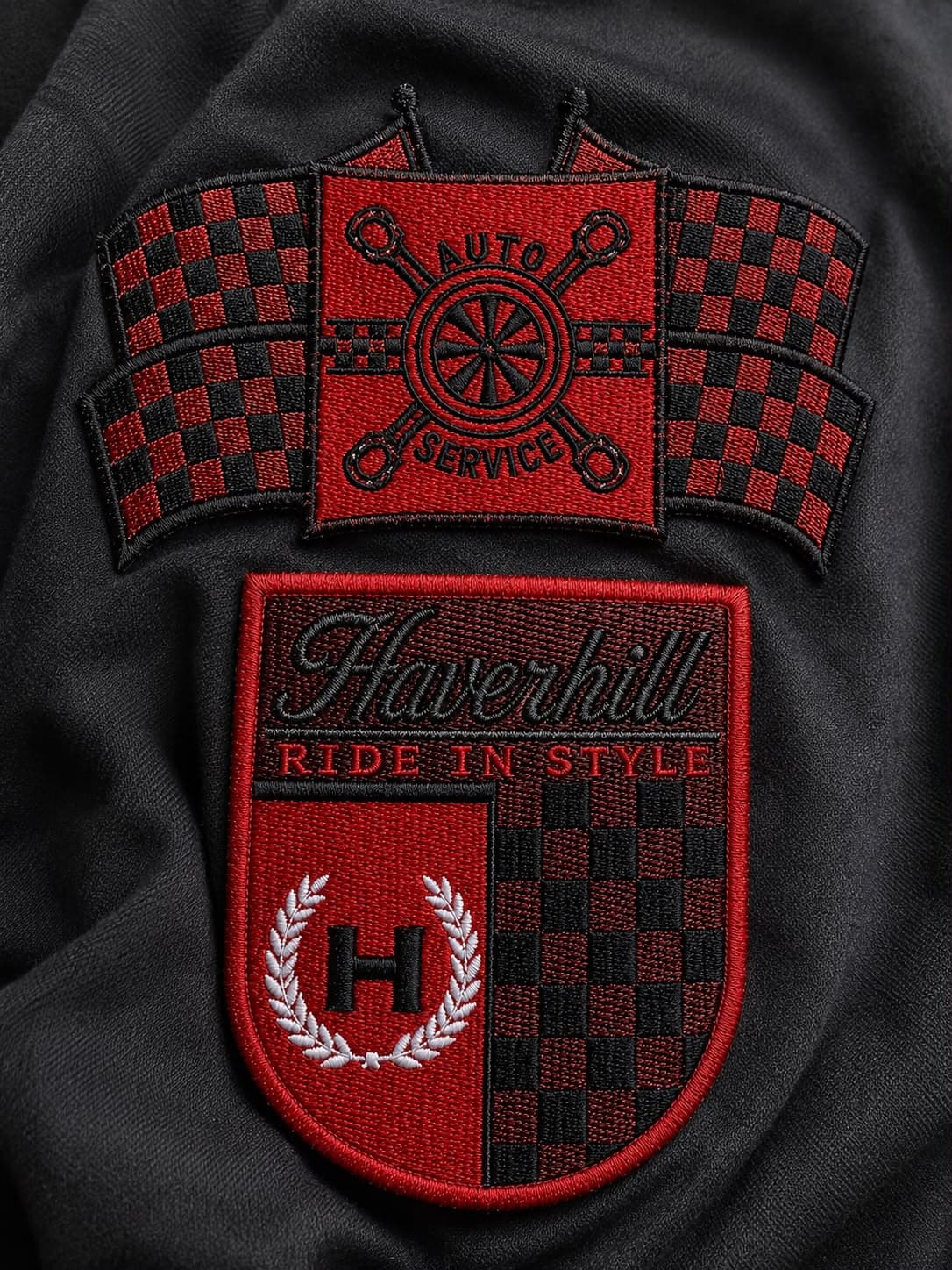 Logos and Patchwork embroidery — sample 9