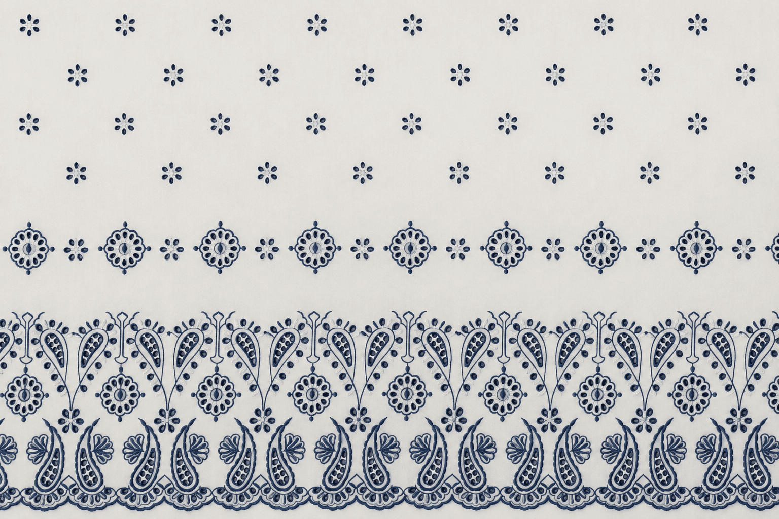 Schiffli embroidery — sample 17