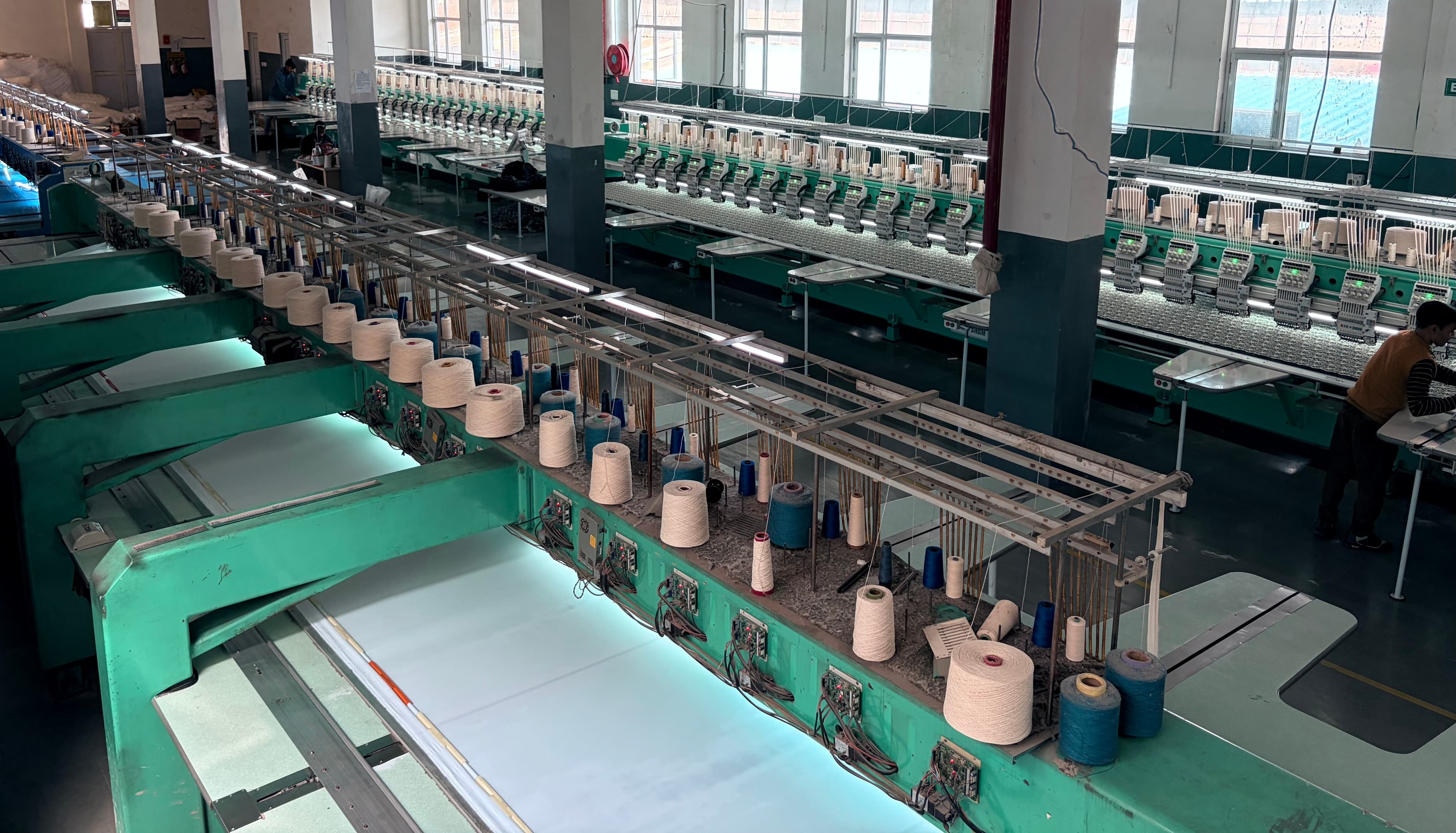Computerized embroidery machine